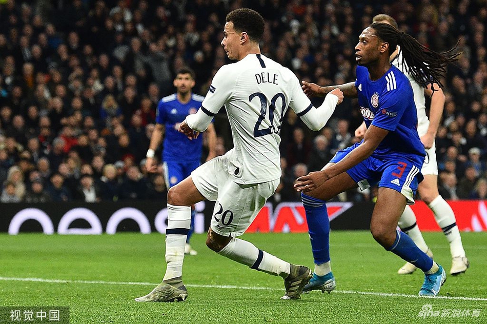 [欧冠]热刺4-2奥林匹亚科斯