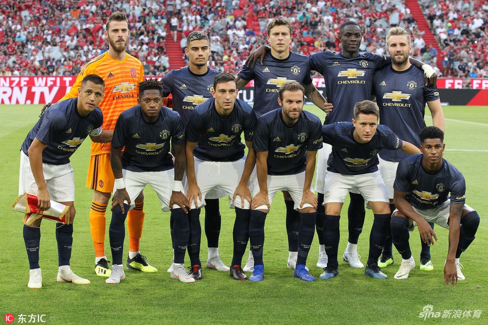 曼联赛前全家福