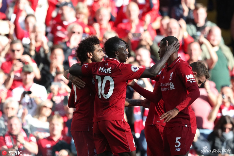 利物浦众将庆祝进球