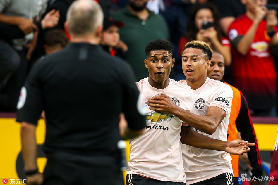 拉什福德向裁判抗议