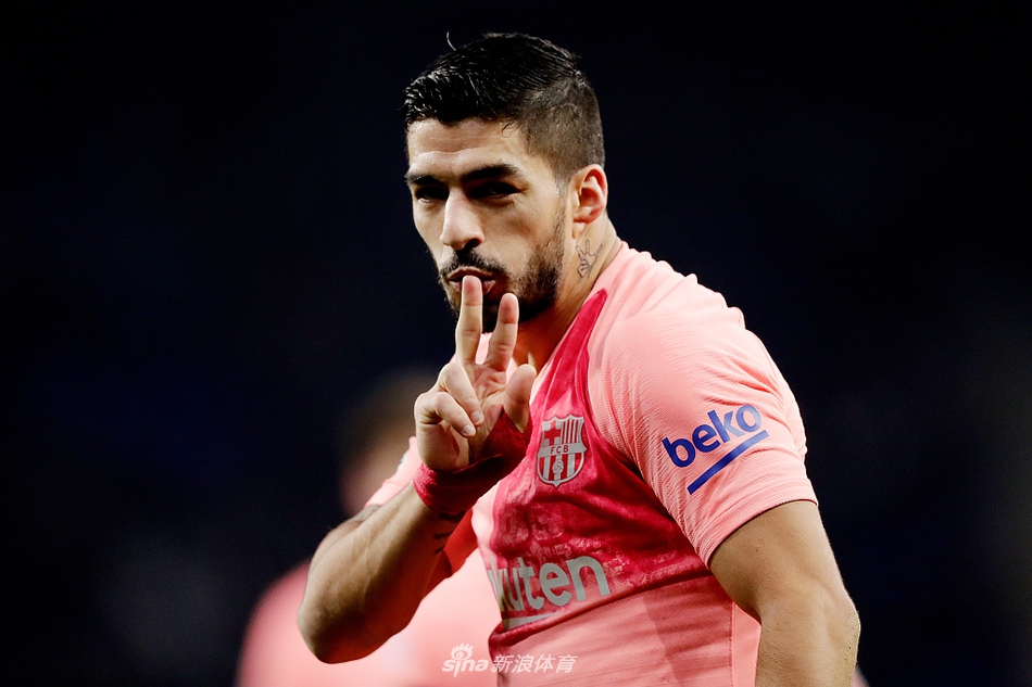 苏亚雷斯经典手势