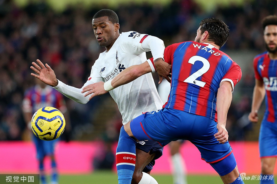 [英超]水晶宫1-2利物浦