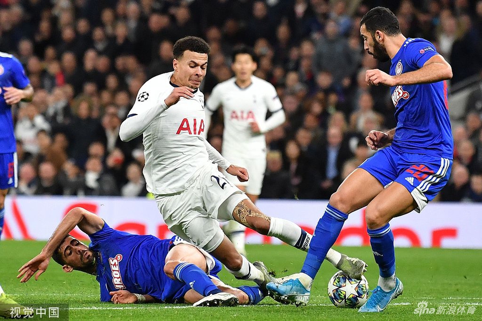 [欧冠]热刺4-2奥林匹亚科斯