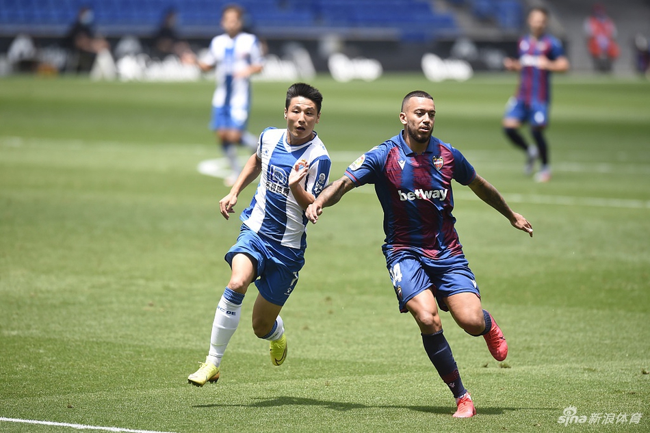 [西甲]西班牙人1-3莱万特 武磊哑火