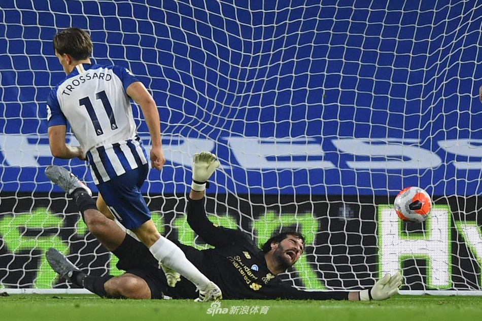 [英超]布莱顿1-3利物浦 萨拉赫2射1传