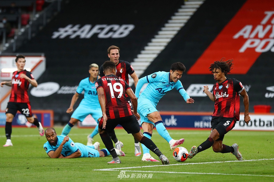 [英超]伯恩茅斯0-0热刺