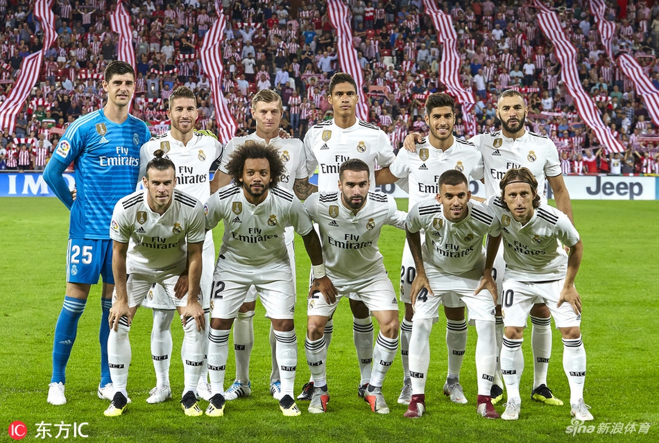 皇马赛前全家福