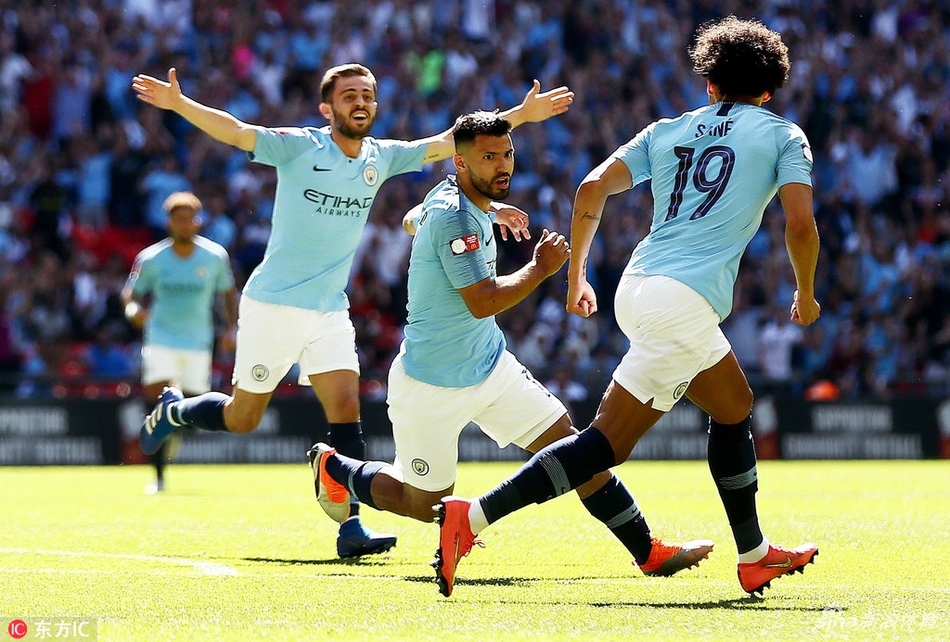 阿奎罗狂奔庆祝