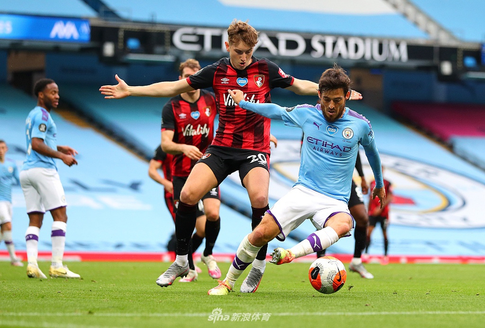 [英超]曼城2-1伯恩茅斯