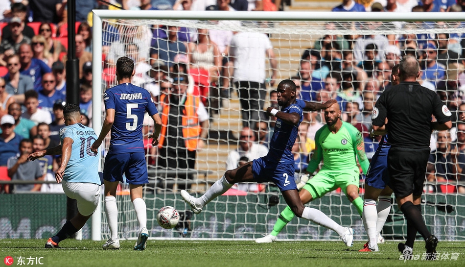 阿奎罗抽射破门