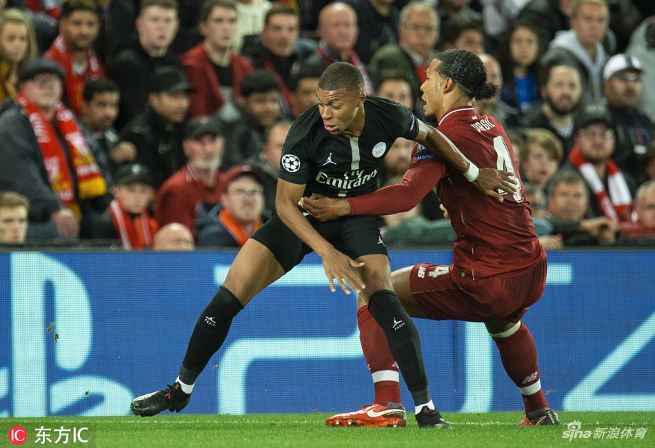 范迪克死盯姆巴佩