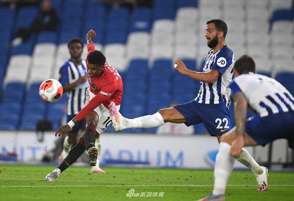 [英超]布莱顿0-3曼联 B费双响