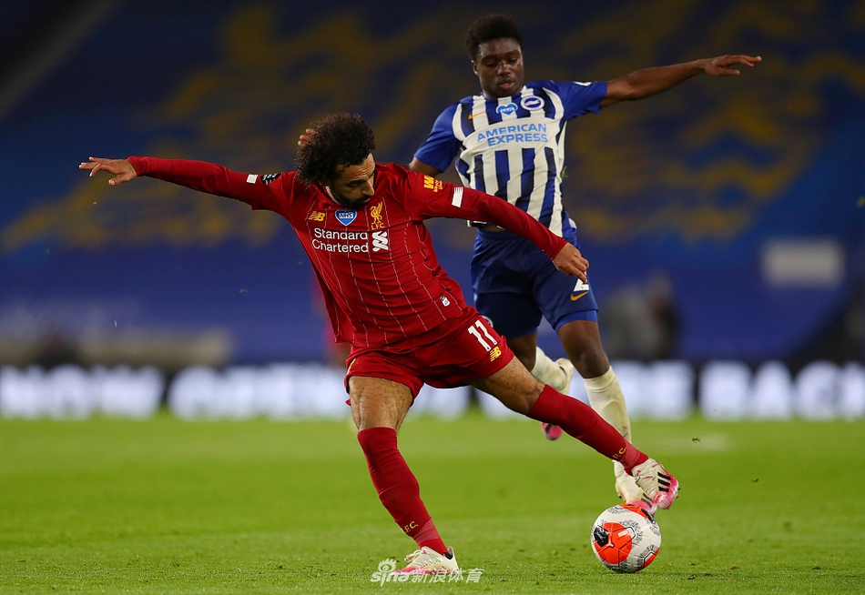 [英超]布莱顿1-3利物浦 萨拉赫2射1传