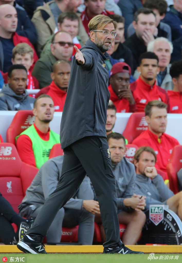 克洛普场边指挥