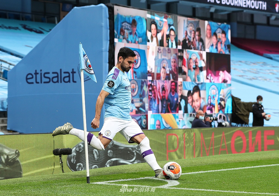 [英超]曼城2-1伯恩茅斯