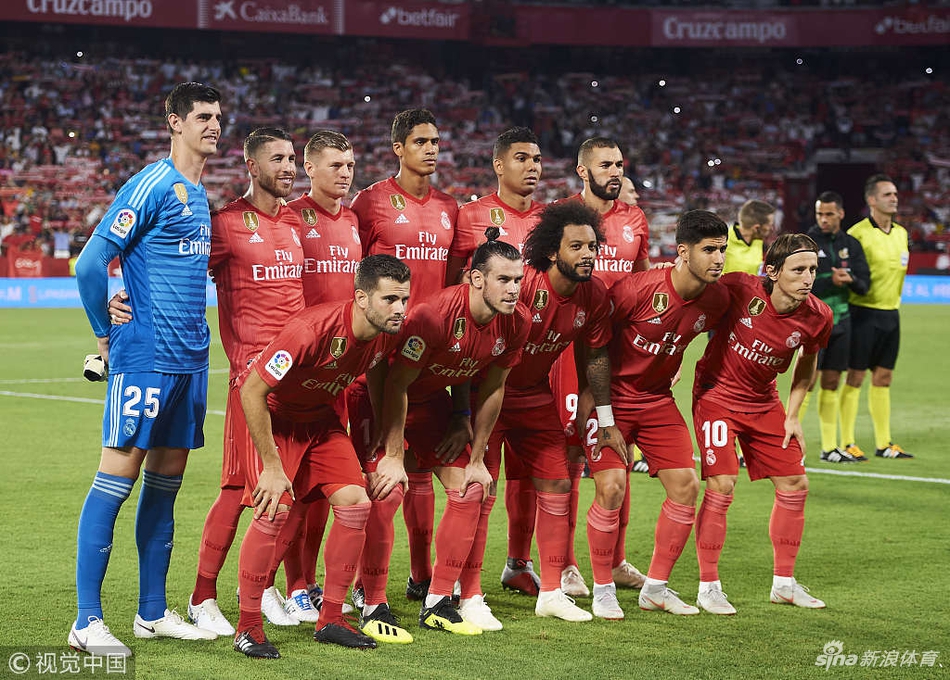 皇马赛前全家福