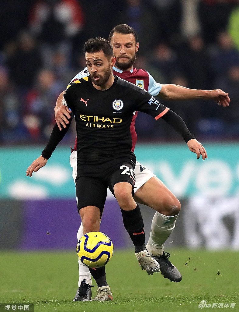 [英超]伯恩利1-4曼城