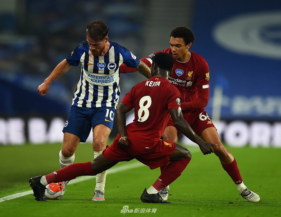 [英超]布莱顿1-3利物浦 萨拉赫2射1传
