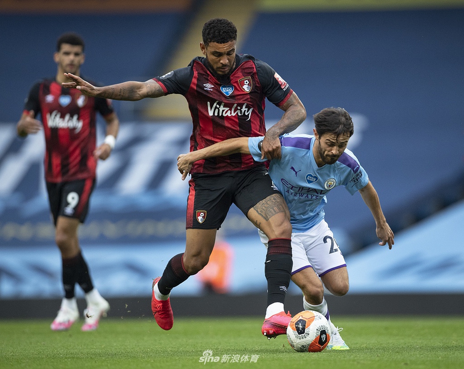 [英超]曼城2-1伯恩茅斯