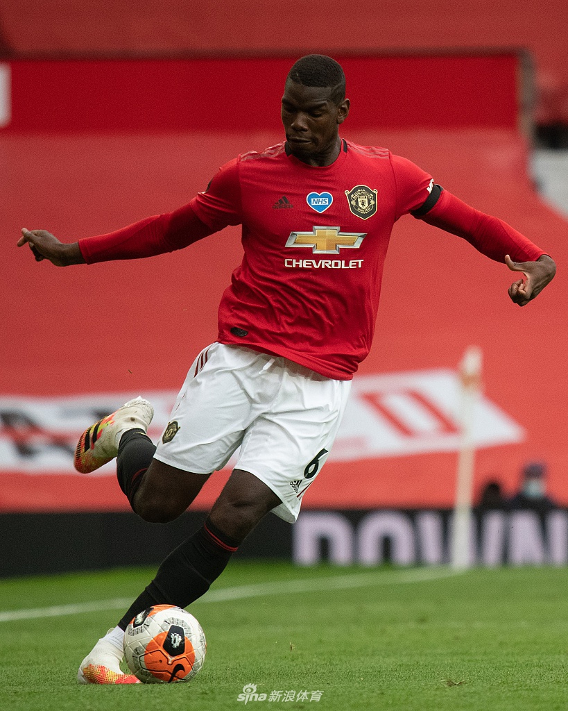 [英超]曼联1-1西汉姆 博格巴送点