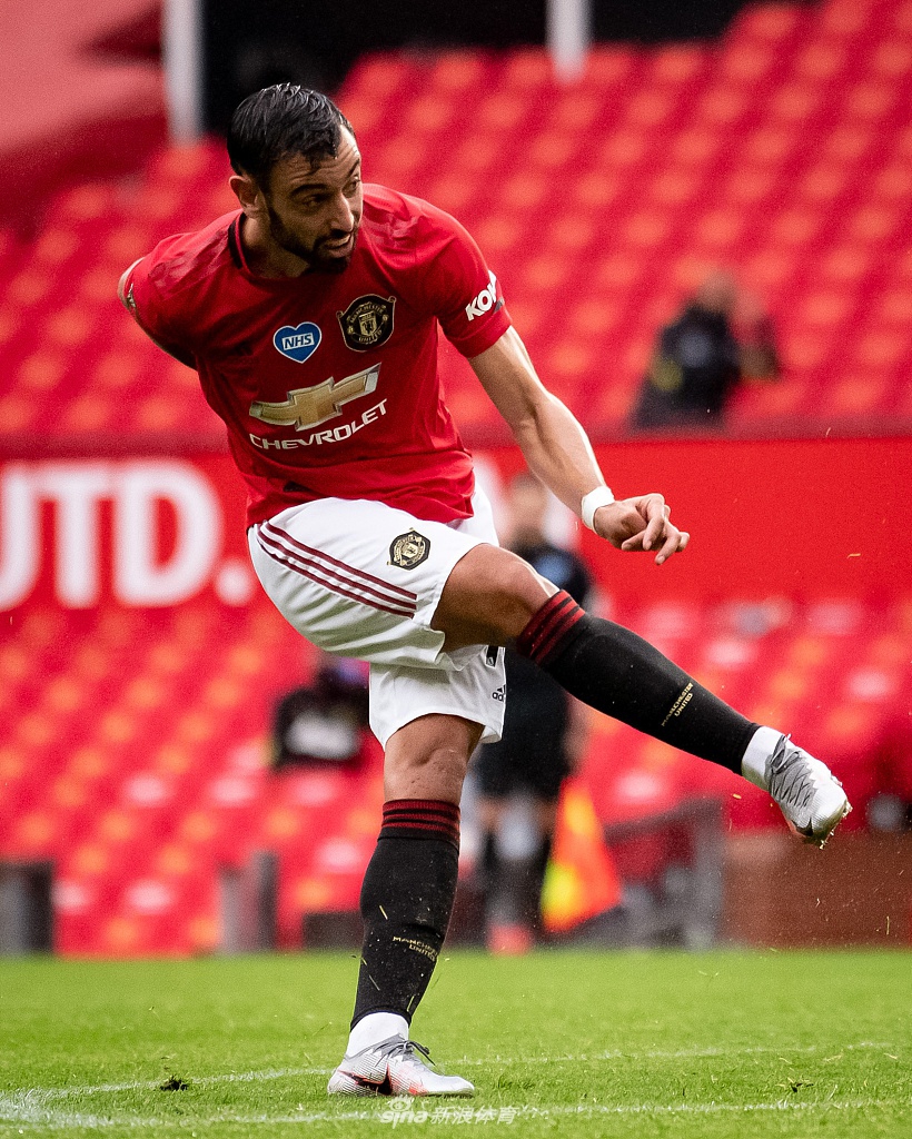 [英超]曼联5-2伯恩茅斯 B费2传1射