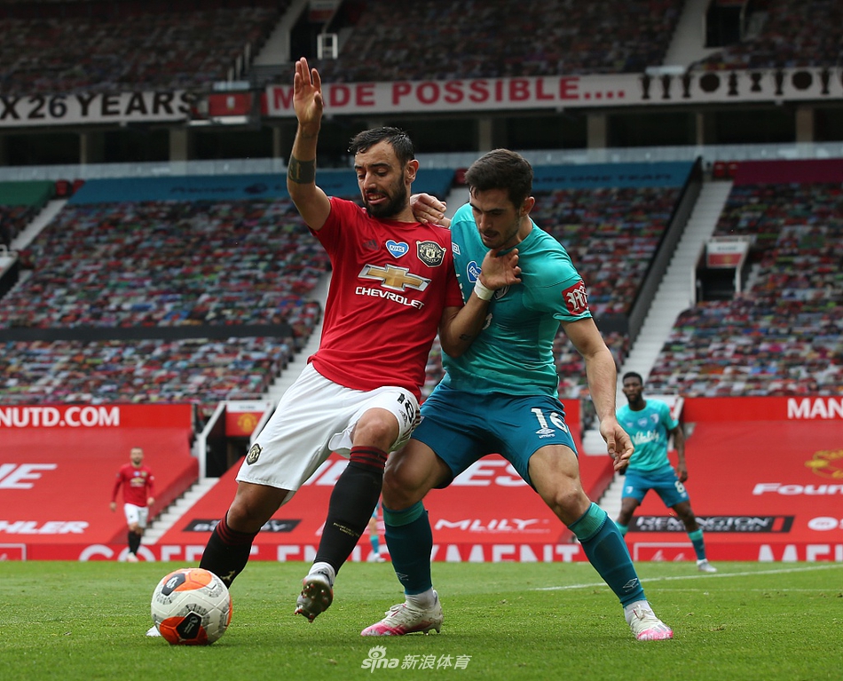 [英超]曼联5-2伯恩茅斯 B费2传1射