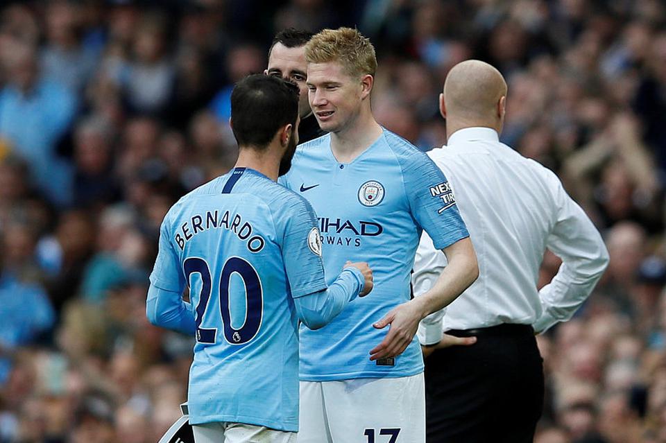 德布劳内伤愈复出替补登场