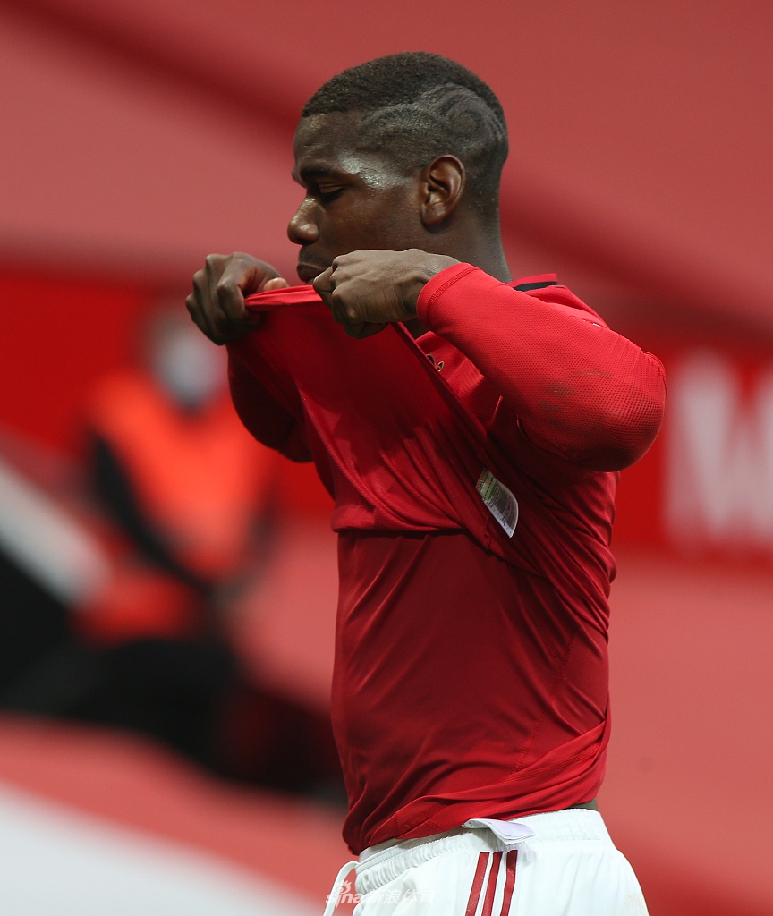 [英超]曼联1-1西汉姆 博格巴送点