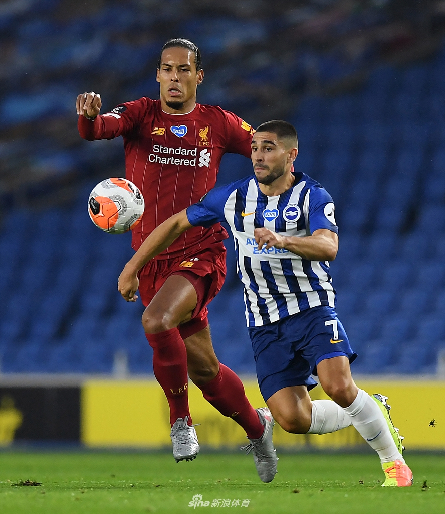 [英超]布莱顿1-3利物浦 萨拉赫2射1传