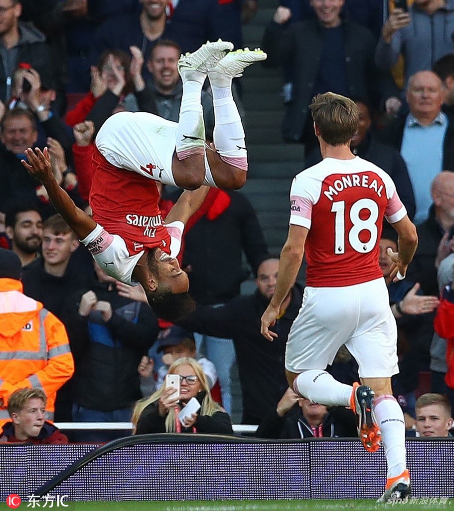 奥巴梅杨空翻庆祝