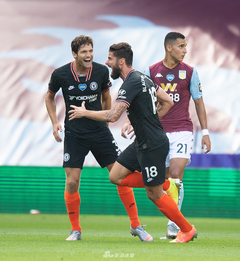[英超]阿斯顿维拉1-2切尔西