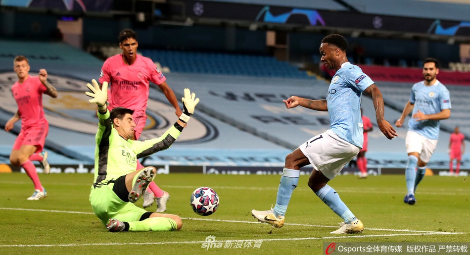 [欧冠]曼城2-1双杀皇马 热苏斯传射