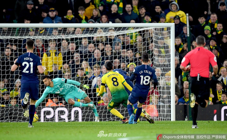 [英超]诺维奇2-2托特纳姆热刺