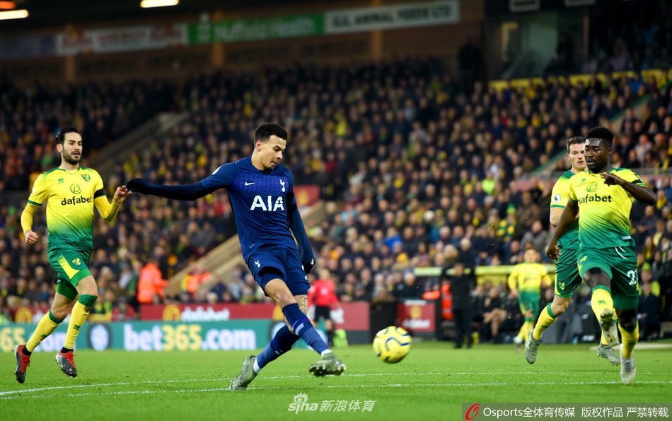 [英超]诺维奇2-2托特纳姆热刺