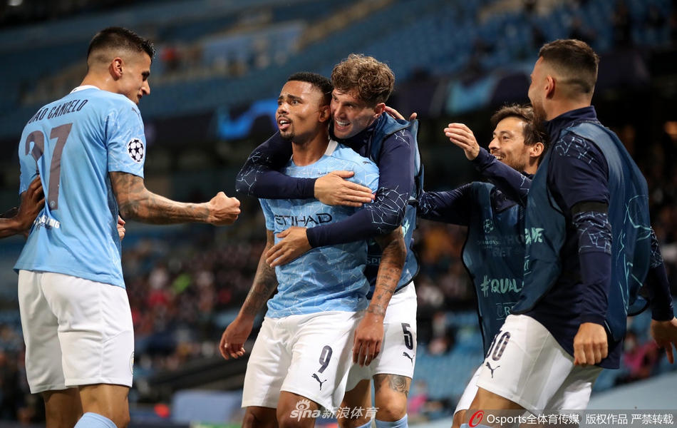 [欧冠]曼城2-1双杀皇马 热苏斯传射