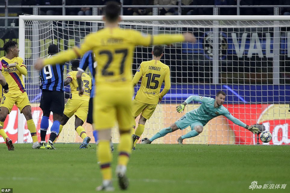 [欧冠]国际米兰1-2巴塞罗那