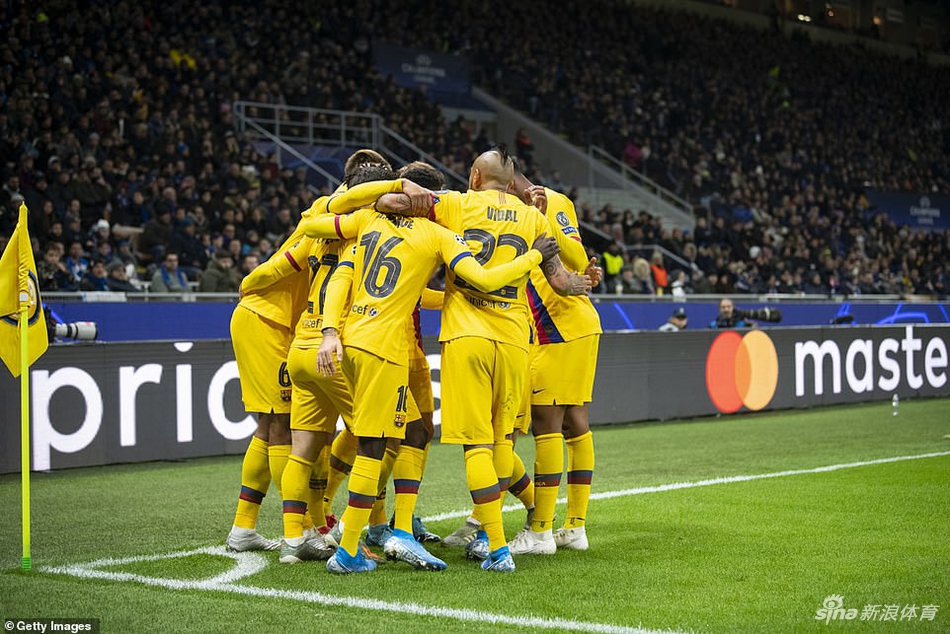 [欧冠]国际米兰1-2巴塞罗那