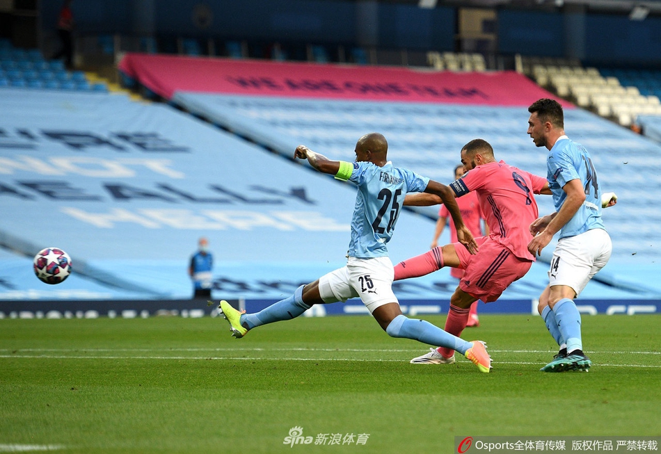 [欧冠]曼城2-1双杀皇马 热苏斯传射