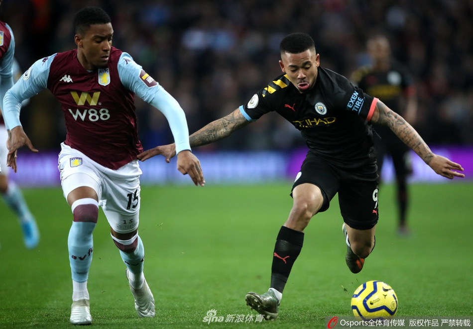 [英超]阿斯顿维拉1-6曼城