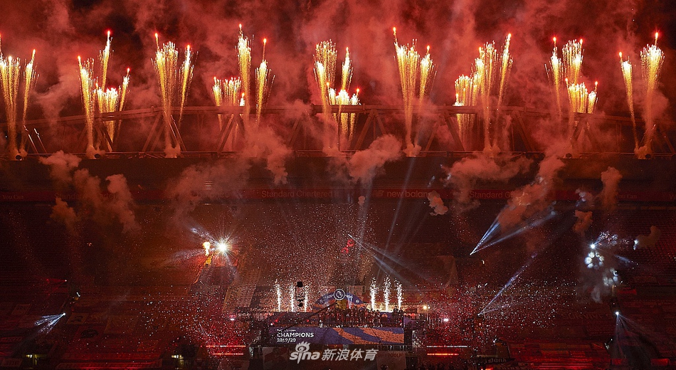 [英超]利物浦5-3切尔西 红军主场夺冠庆祝