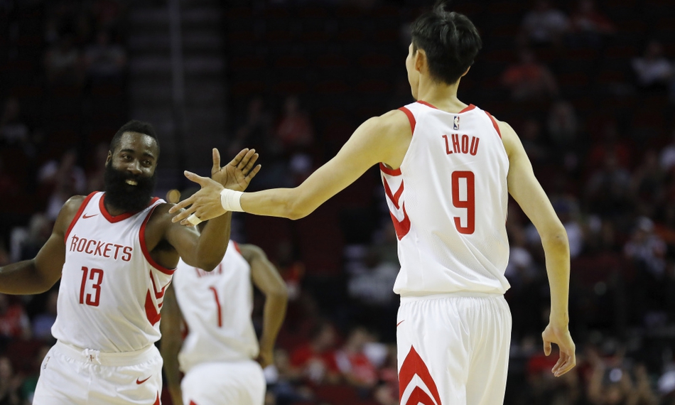 22分22板!周琦新秀赛季结束 你给他打几分?