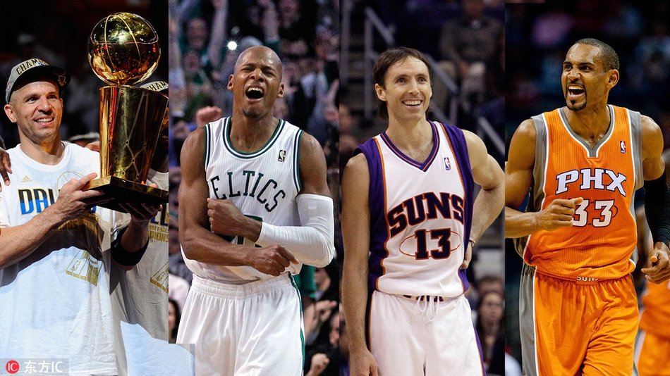 NBA4大传奇超巨携手入2018名人堂 一起回顾他们的生涯我们的青春