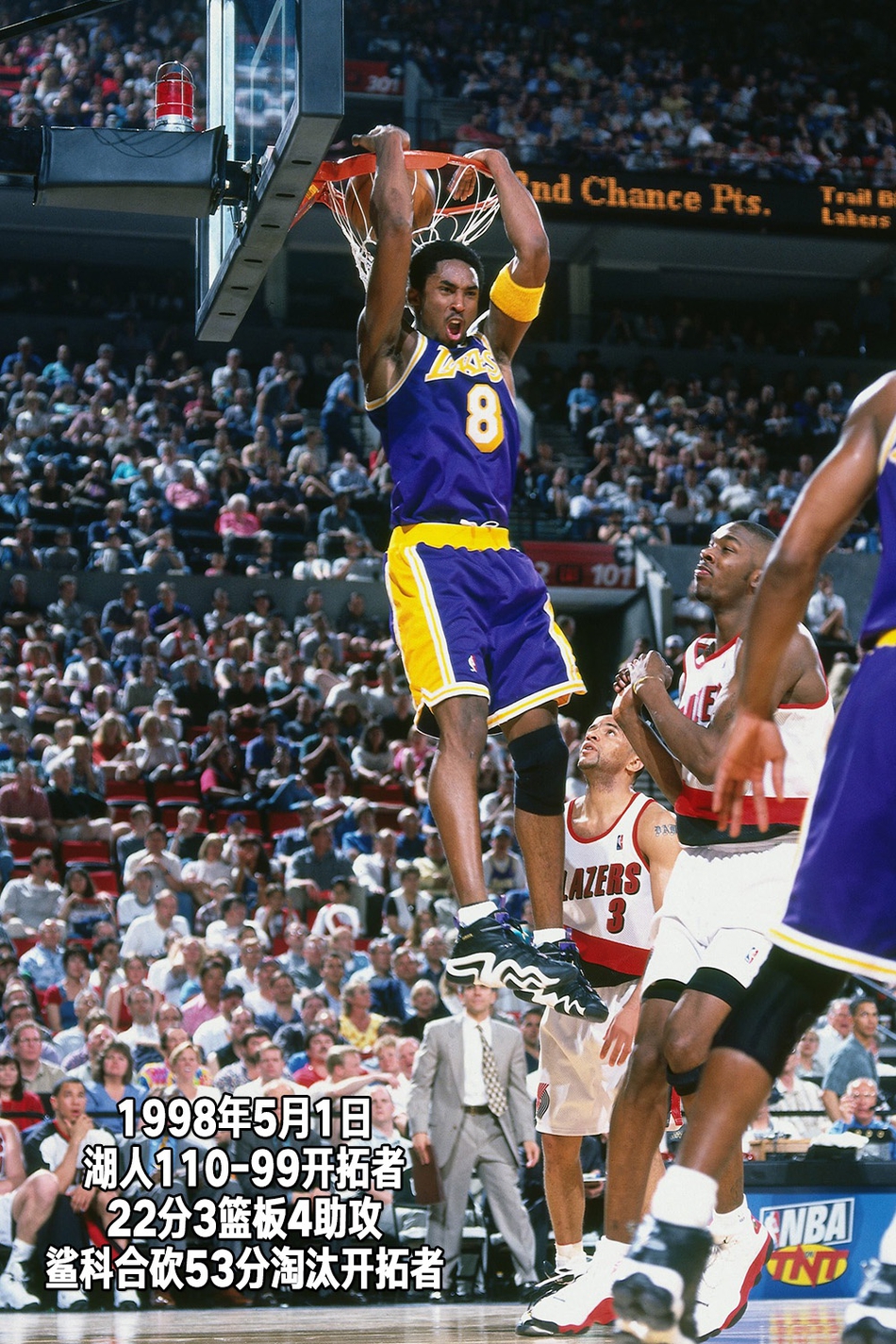 24张经典照片回顾科比第二季：19岁，从球队替补到全明星正赛先发