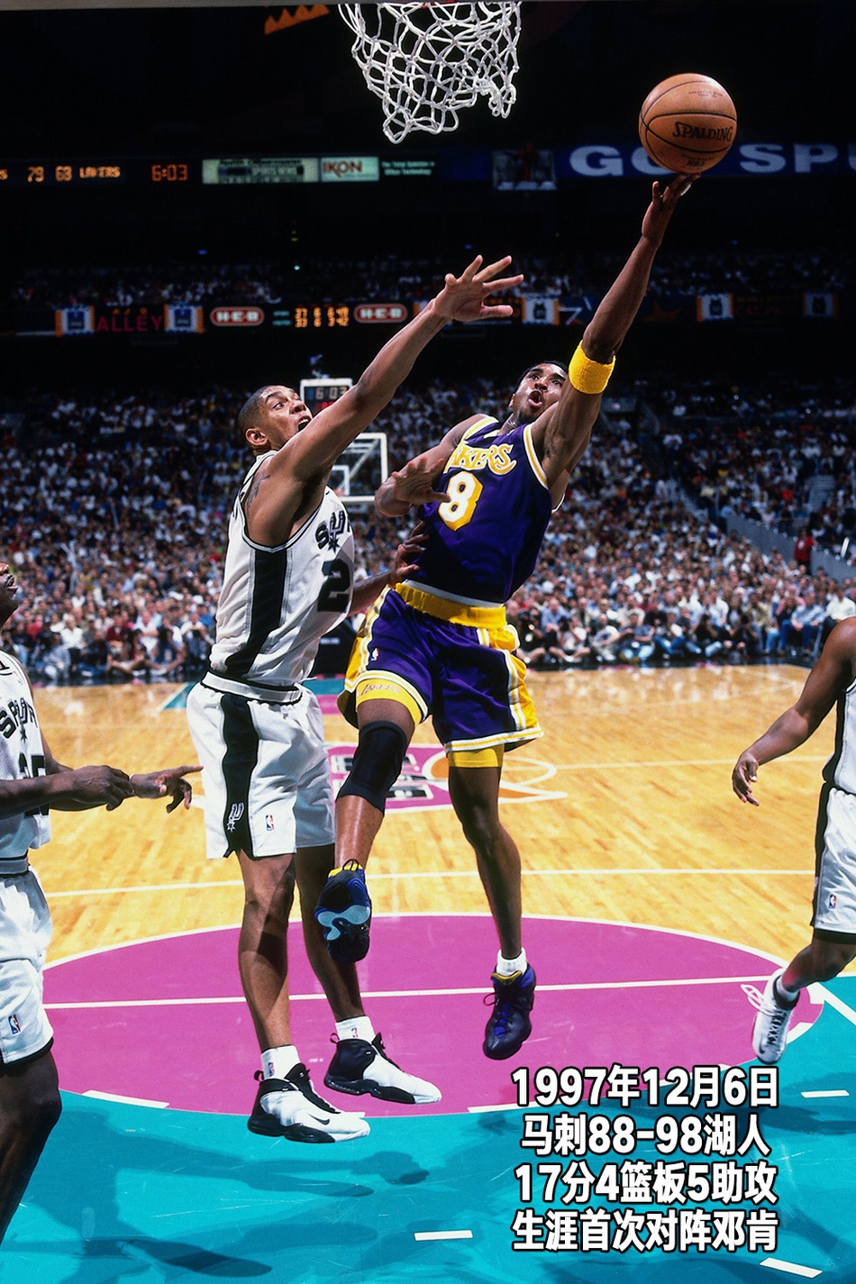 24张经典照片回顾科比第二季：19岁，从球队替补到全明星正赛先发