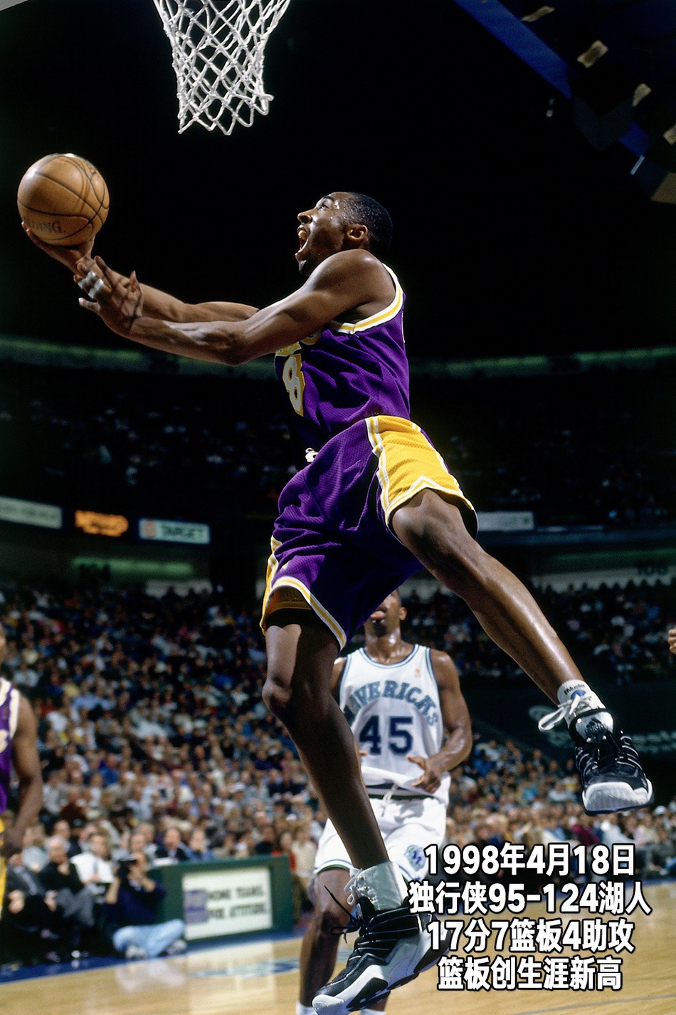 24张经典照片回顾科比第二季：19岁，从球队替补到全明星正赛先发