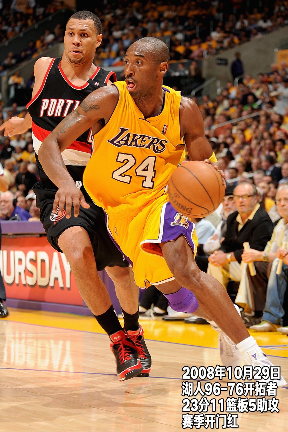 24张经典照回顾科比生涯第13季：30岁，打满82场拿到第4冠