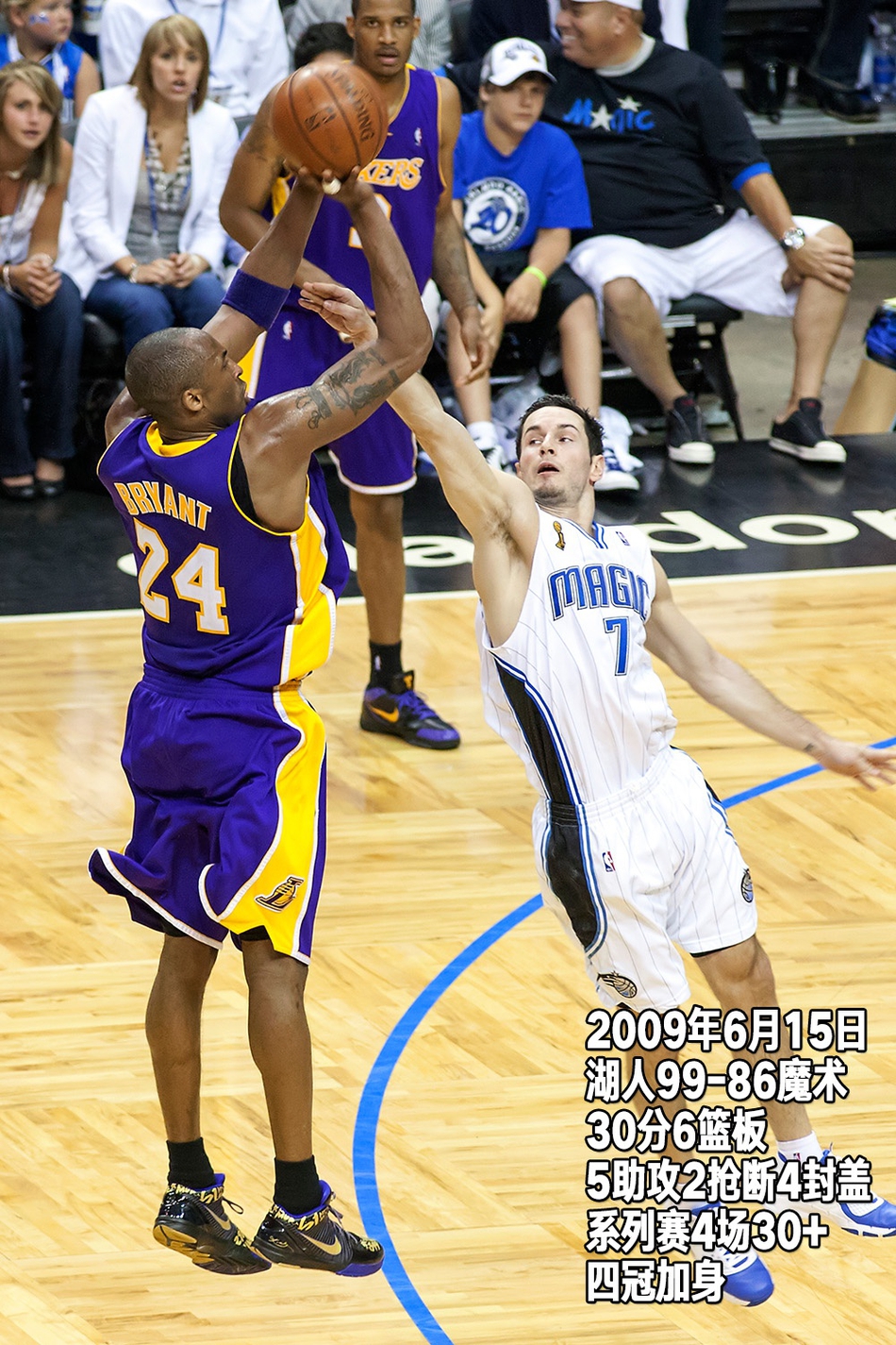 24张经典照回顾科比生涯第13季：30岁，打满82场拿到第4冠