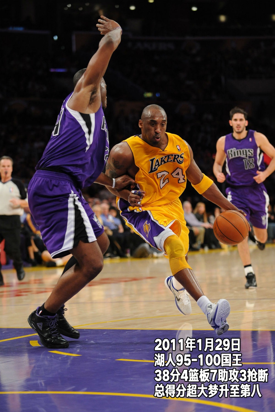 回顾科比生涯第15季：32岁打满82场，再组F4季后赛却被横扫