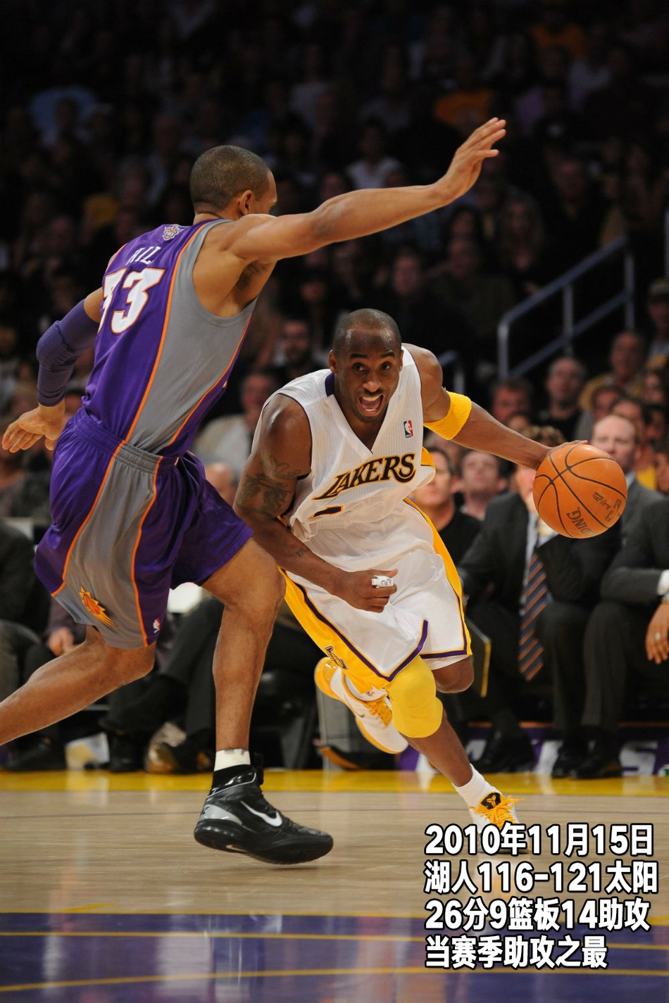 回顾科比生涯第15季：32岁打满82场，再组F4季后赛却被横扫