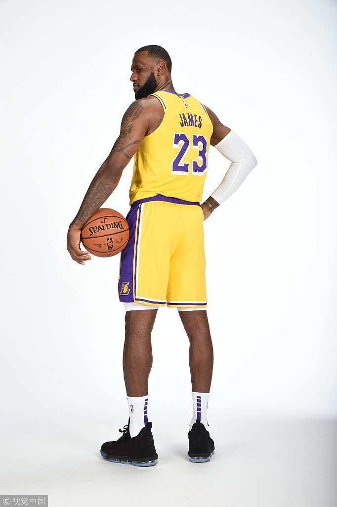 詹姆斯新赛季定妆照新鲜出炉 紫金23你给打几分？